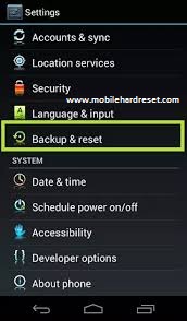 Samsung Galaxy Prevail 2 factory reset