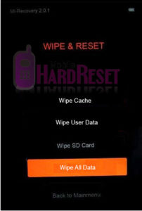 Xiaomi Mi Mix 2 hard reset