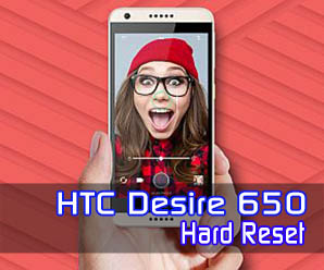 HTC Desire 650 hard reset