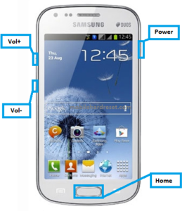 Samsung galaxy S Duos S7562 hard reset 