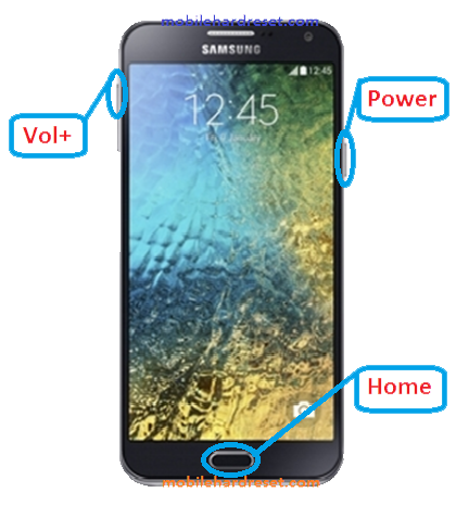 Factory Reset Or Hard Reset Samsung Galaxy E7 Youtube