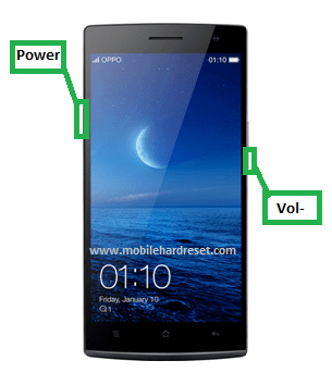 oppo find 7a hard reset