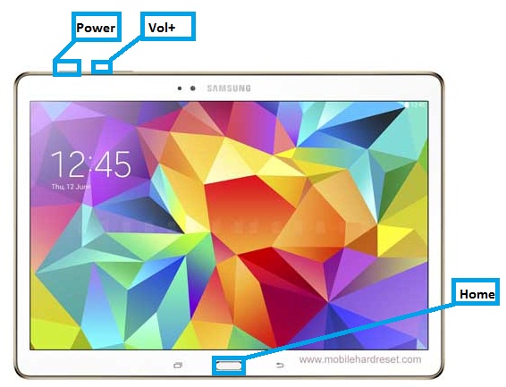Samsung Galaxy Tab S 10.5 Hard Reset