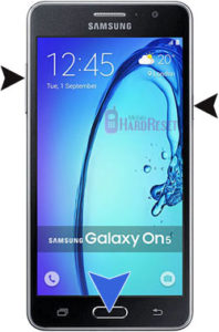 Samsung Galaxy On5 hard reset