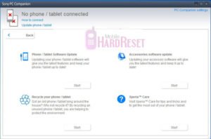 Sony Xperia M C1904 Factory Reset