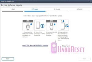 Sony Xperia M C1904 Factory Reset
